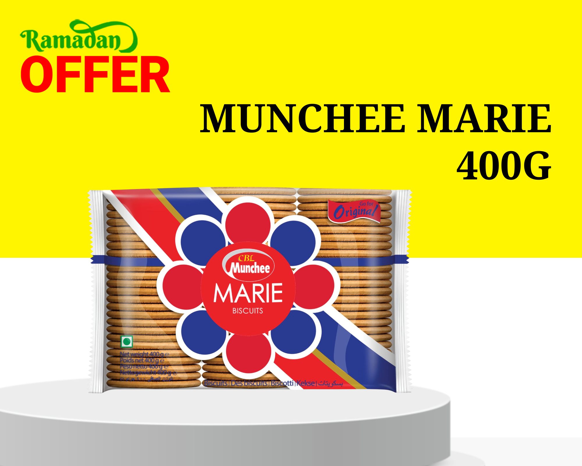 CBL MUNCHEE MARIE BISCUITS 400G