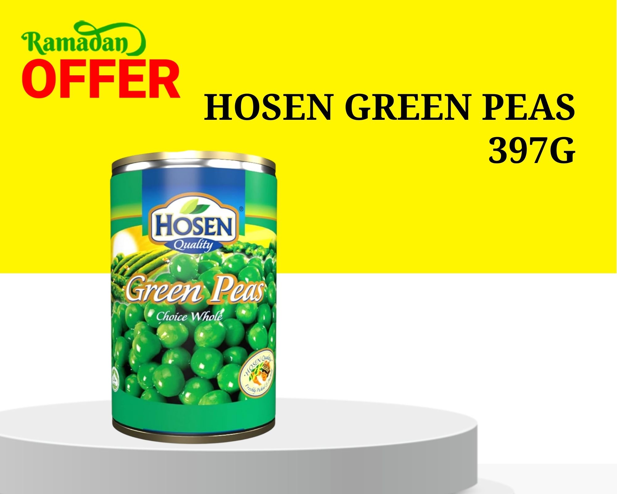 HOSEN GREEN PEAS 397G